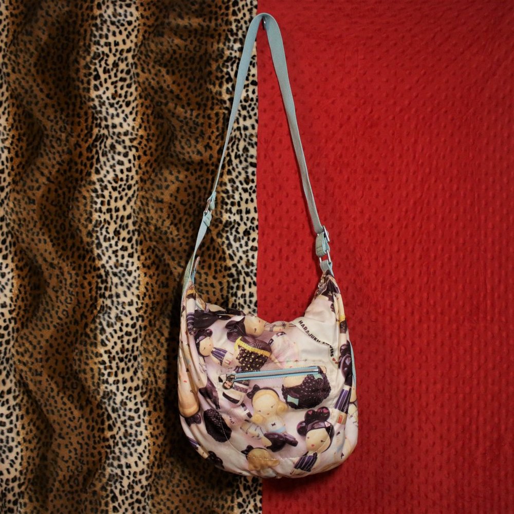 Harajuku Lovers Large Hobo Purse Bag with Zipper